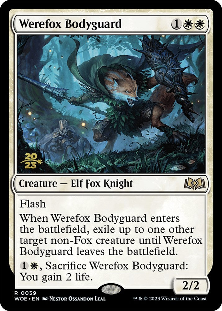 Werefox Bodyguard [Wilds of Eldraine Prerelease Promos] | RetroPlay Games