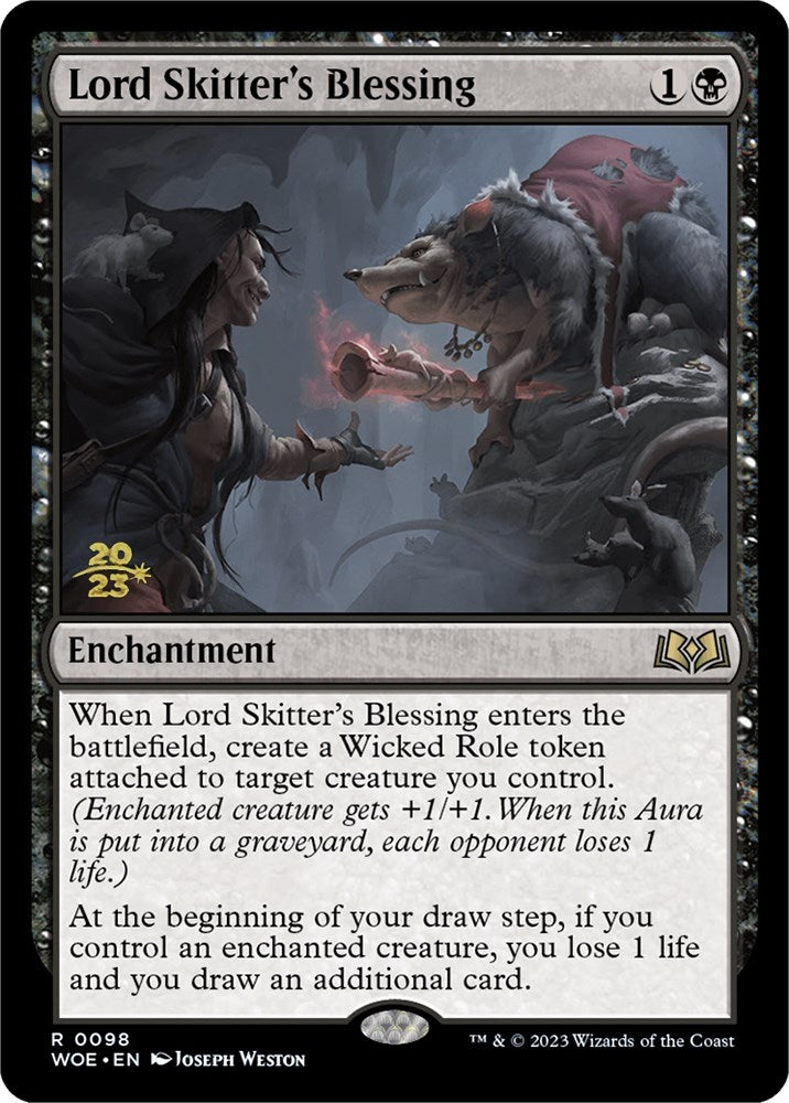 Lord Skitter's Blessing [Wilds of Eldraine Prerelease Promos] | RetroPlay Games