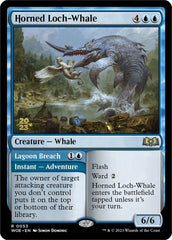 Horned Loch-Whale // Lagoon Breach (Promo Pack) [Wilds of Eldraine Promos] | RetroPlay Games