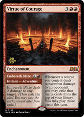 Virtue of Courage // Embereth Blaze [Wilds of Eldraine Prerelease Promos] | RetroPlay Games