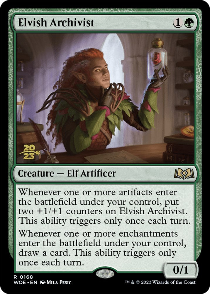 Elvish Archivist [Wilds of Eldraine Prerelease Promos] | RetroPlay Games