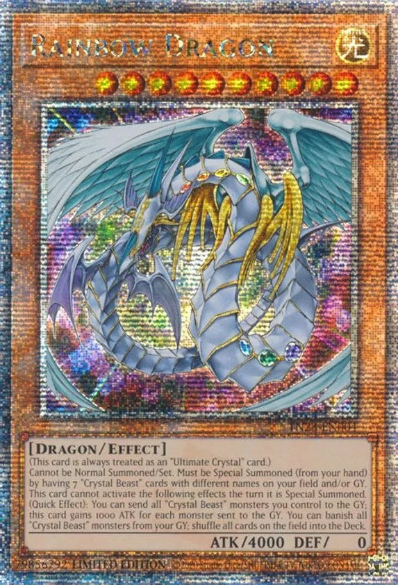 Rainbow Dragon [TN23-EN004] Quarter Century Secret Rare | RetroPlay Games