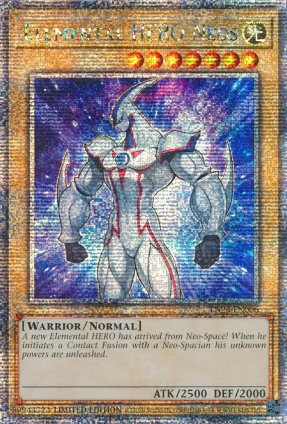 Elemental HERO Neos [TN23-EN006] Quarter Century Secret Rare | RetroPlay Games