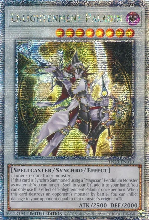 Enlightenment Paladin [TN23-EN010] Quarter Century Secret Rare | RetroPlay Games