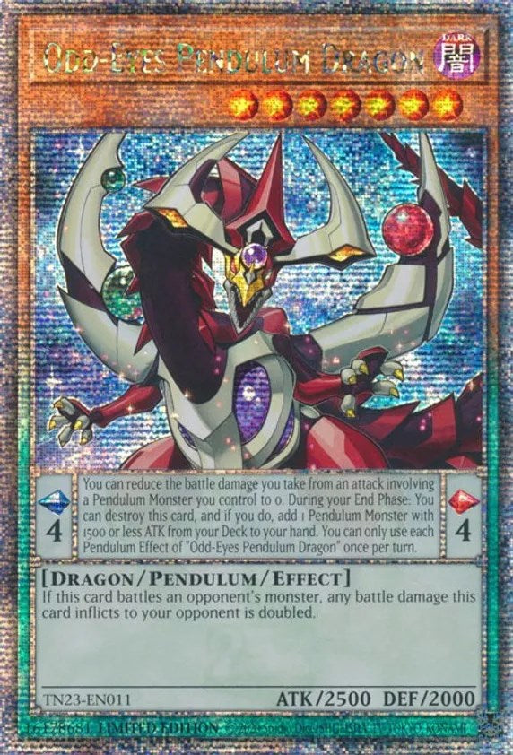 Odd-Eyes Pendulum Dragon [TN23-EN011] Quarter Century Secret Rare | RetroPlay Games