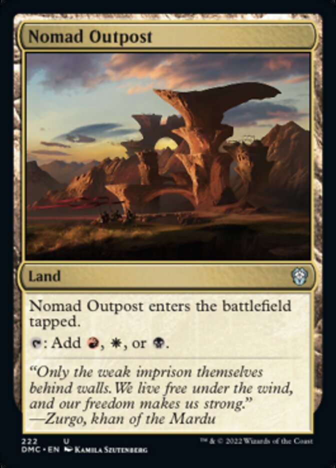 Nomad Outpost [Dominaria United Commander] | RetroPlay Games