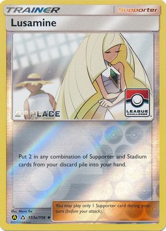 Lusamine (153a/156) (League Challenge Alt Art 2nd Place) [Sun & Moon: Ultra Prism] | RetroPlay Games