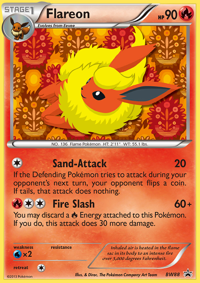 Flareon (BW88) [Black & White: Black Star Promos] | RetroPlay Games