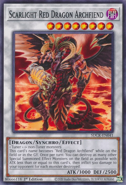 Scarlight Red Dragon Archfiend [SDCK-EN041] Common | RetroPlay Games