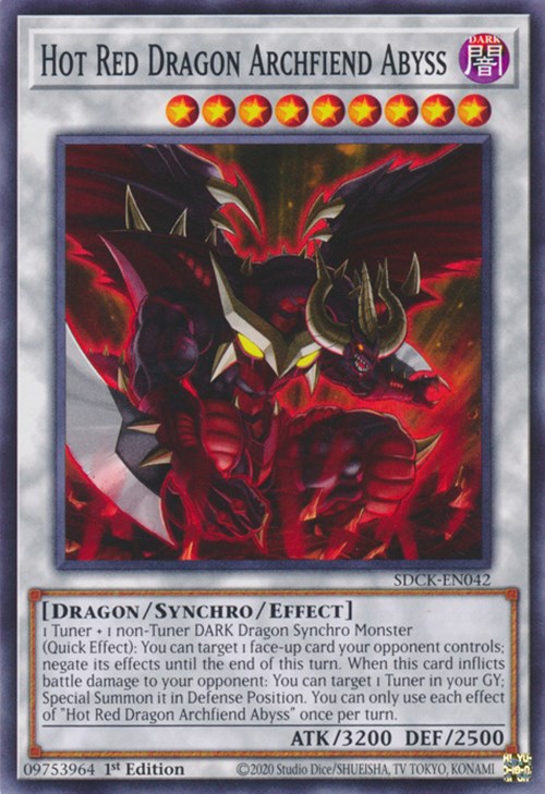 Hot Red Dragon Archfiend Abyss [SDCK-EN042] Common | RetroPlay Games