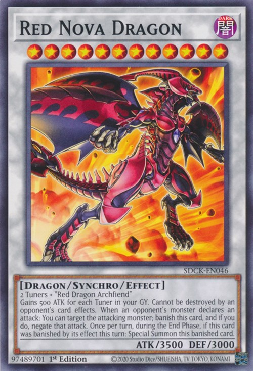 Red Nova Dragon [SDCK-EN046] Common | RetroPlay Games