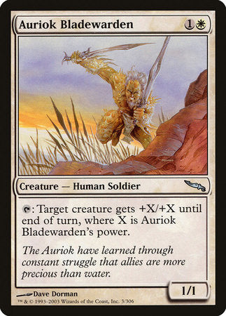 Auriok Bladewarden [Mirrodin] | RetroPlay Games