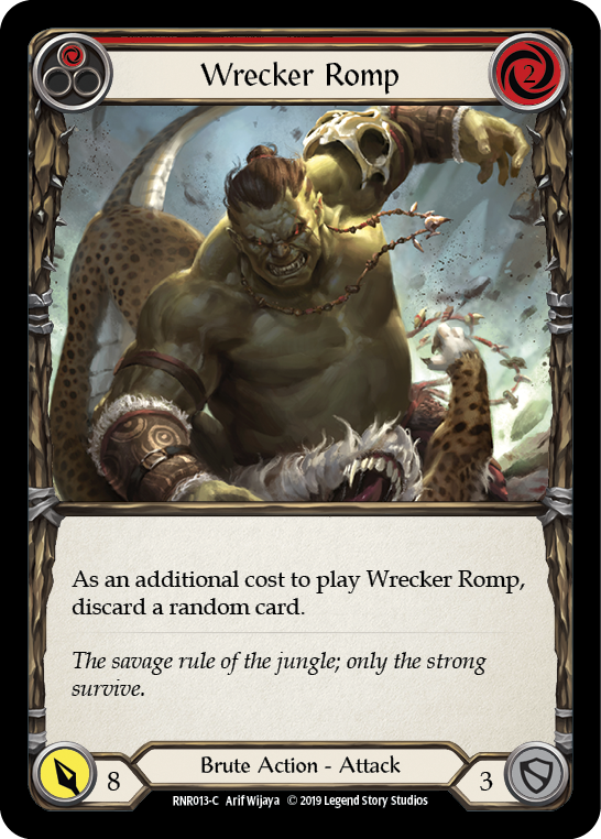 Wrecker Romp (Red) [RNR013-C] (Rhinar Hero Deck)  1st Edition Normal | RetroPlay Games