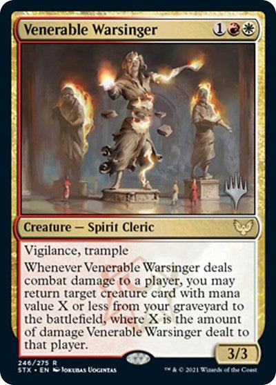 Venerable Warsinger (Promo Pack) [Strixhaven: School of Mages Promos] | RetroPlay Games