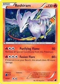 Reshiram (17/116) (Cosmos Holo) [Black & White: Plasma Freeze] | RetroPlay Games