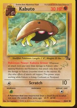 Kabuto (50/62) (W Stamped Promo) [Fossil Unlimited] | RetroPlay Games