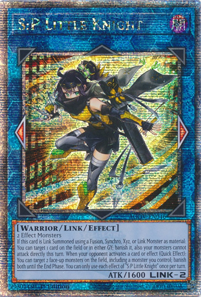 S:P Little Knight (Quarter Century Secret Rare) [AGOV-EN046] Quarter Century Secret Rare | RetroPlay Games