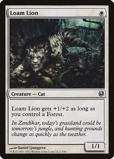 Loam Lion [Duel Decks: Ajani vs. Nicol Bolas] | RetroPlay Games