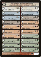 Checklist Card - Innistrad [Innistrad Tokens] | RetroPlay Games