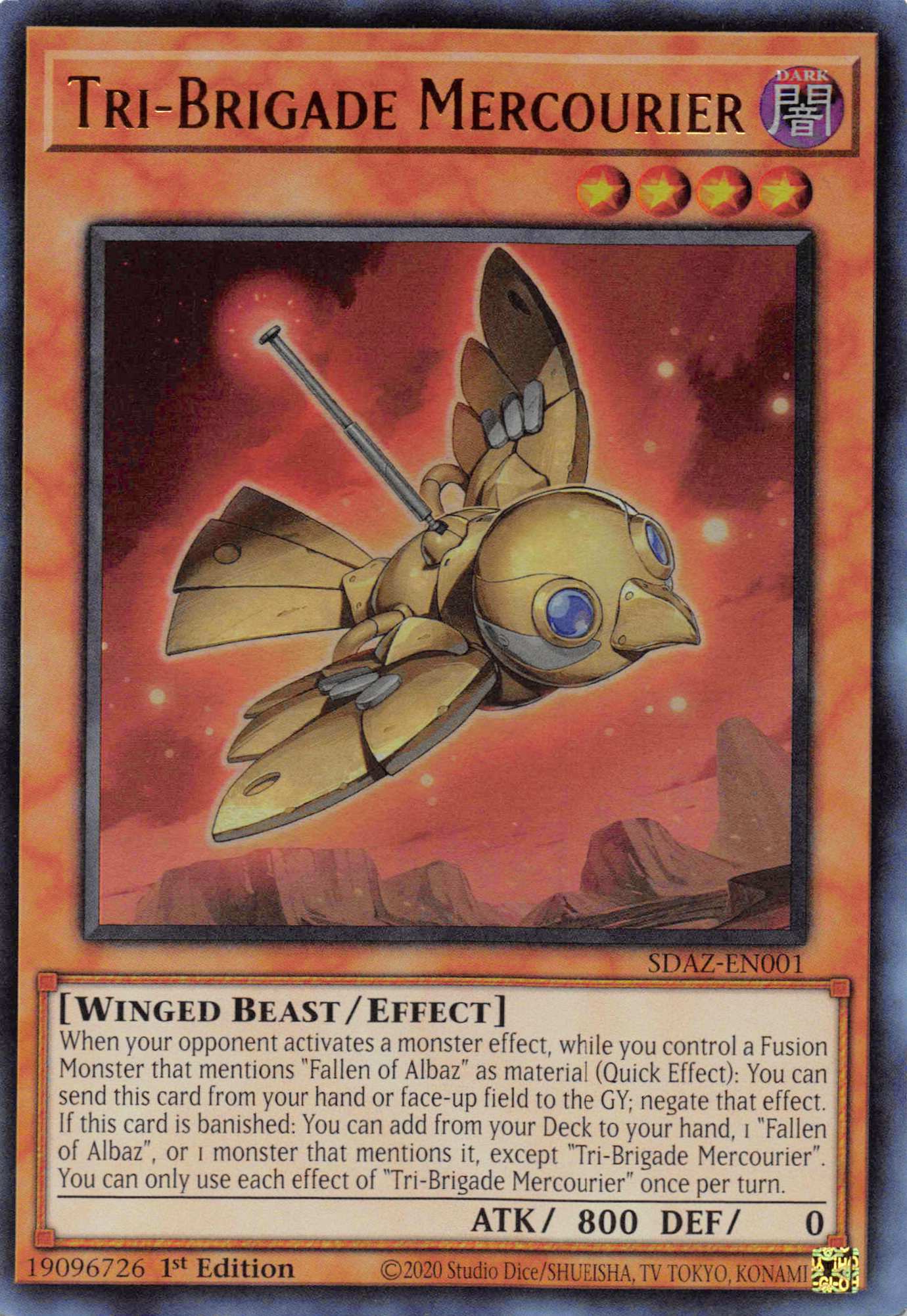 Tri-Brigade Mercourier [SDAZ-EN001] Ultra Rare | RetroPlay Games
