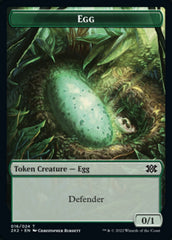 Egg // Monk Double-sided Token [Double Masters 2022 Tokens] | RetroPlay Games