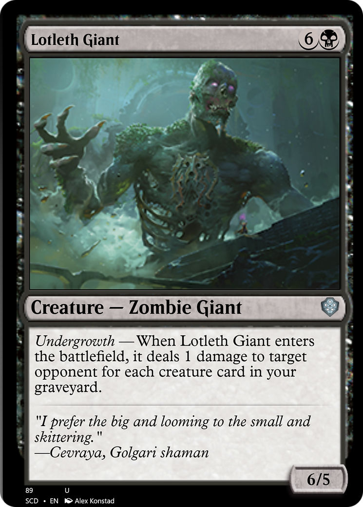 Lotleth Giant [Starter Commander Decks] | RetroPlay Games