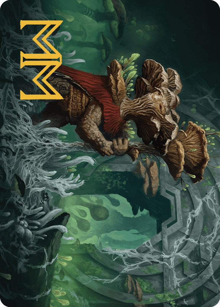 Tendril of the Mycotyrant Art Card (Gold-Stamped Signature) [The Lost Caverns of Ixalan Art Series] | RetroPlay Games