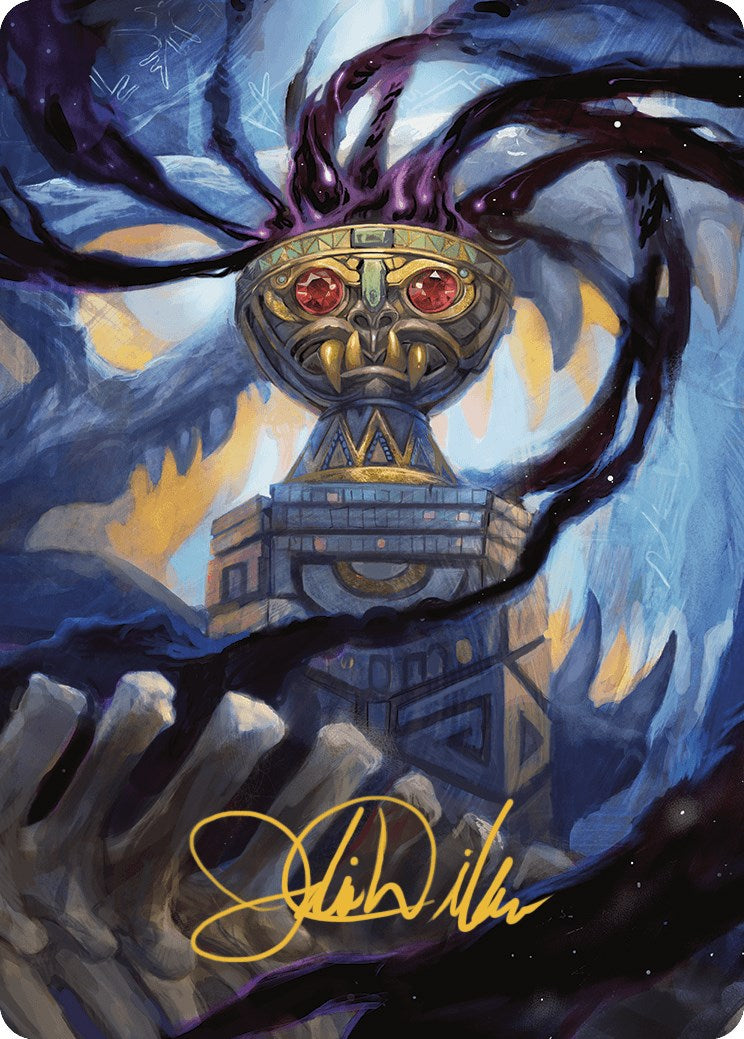 Chalice of the Void Art Card (Gold-Stamped Signature) [The Lost Caverns of Ixalan Art Series] | RetroPlay Games