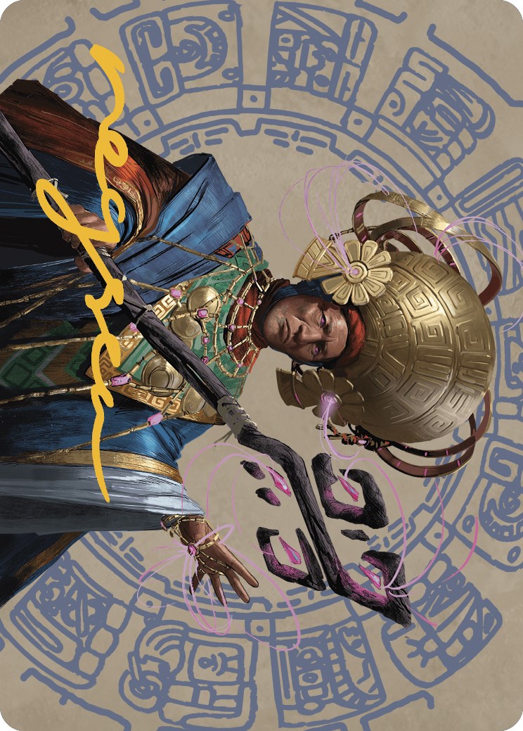 Akal Pakal, First Among Equals Art Card (46/81) (Gold-Stamped Signature) [The Lost Caverns of Ixalan Art Series] | RetroPlay Games