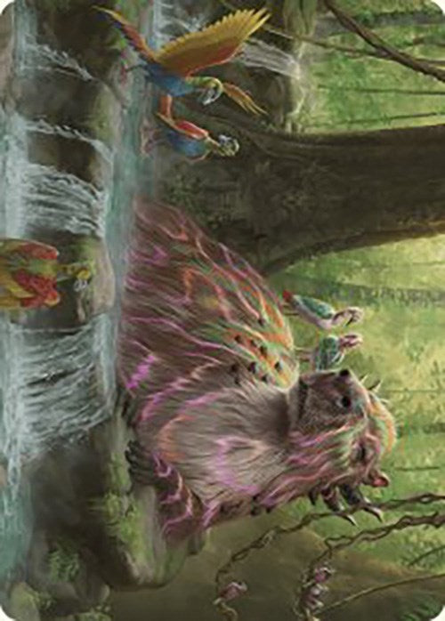 Basking Capybara Art Card [The Lost Caverns of Ixalan Art Series] | RetroPlay Games