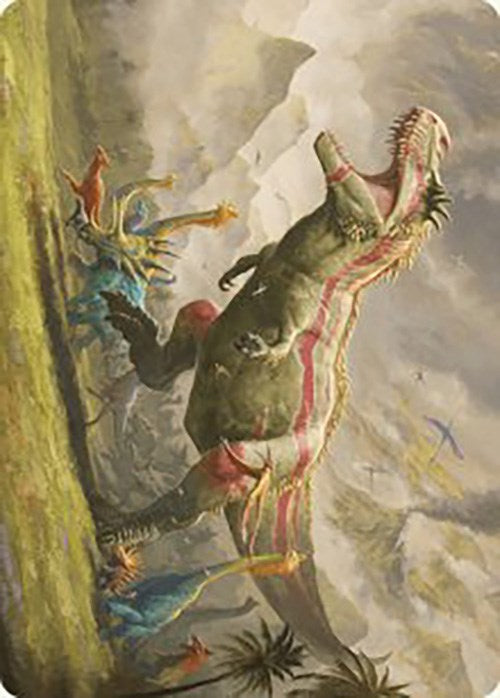 Ghalta, Stampede Tyrant Art Card [The Lost Caverns of Ixalan Art Series] | RetroPlay Games