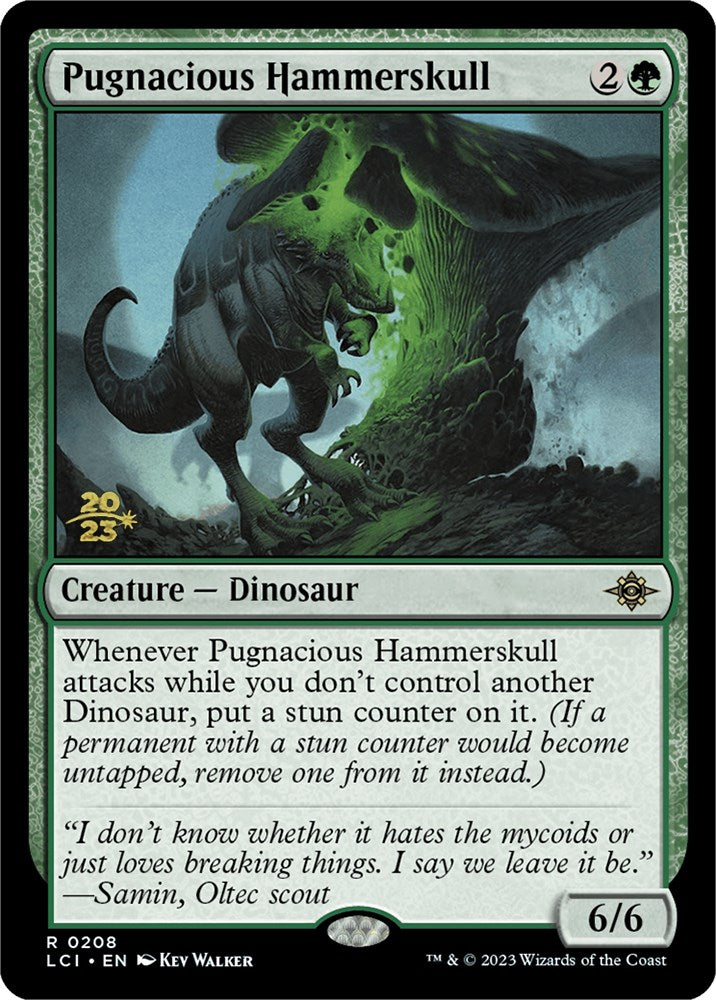 Pugnacious Hammerskull [The Lost Caverns of Ixalan Prerelease Cards] | RetroPlay Games