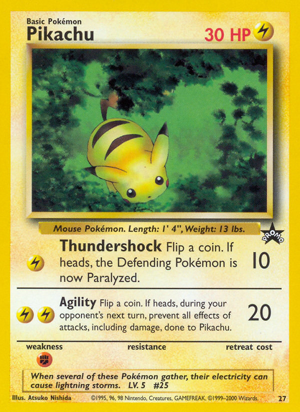 Pikachu (27) [Wizards of the Coast: Black Star Promos] | RetroPlay Games