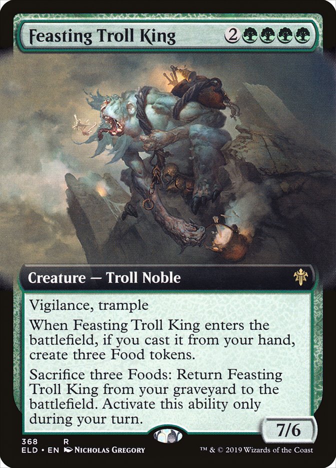 Feasting Troll King (Extended Art) [Throne of Eldraine] | RetroPlay Games