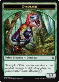 Dinosaur // Treasure (009) Double-sided Token [Ixalan Tokens] | RetroPlay Games