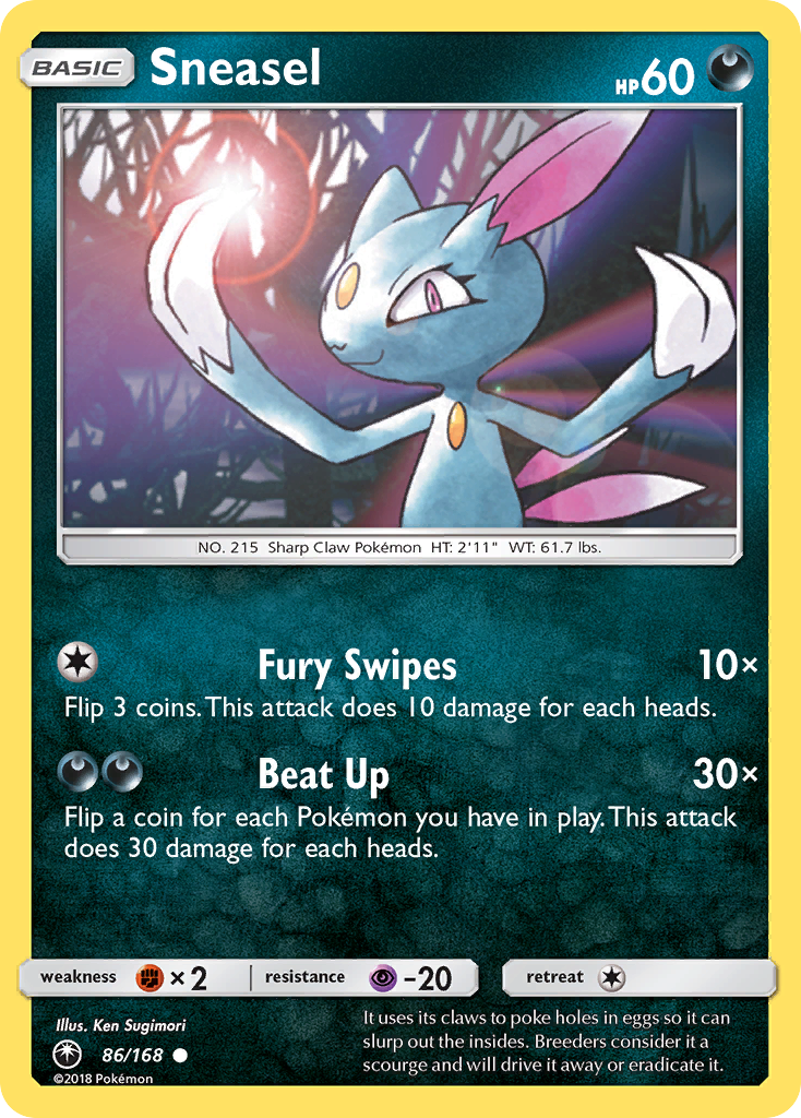 Sneasel (86/168) [Sun & Moon: Celestial Storm] | RetroPlay Games