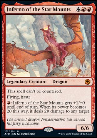 Inferno of the Star Mounts (Promo Pack) [Dungeons & Dragons: Adventures in the Forgotten Realms Promos] | RetroPlay Games