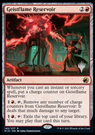 Geistflame Reservoir (Promo Pack) [Innistrad: Midnight Hunt Promos] | RetroPlay Games