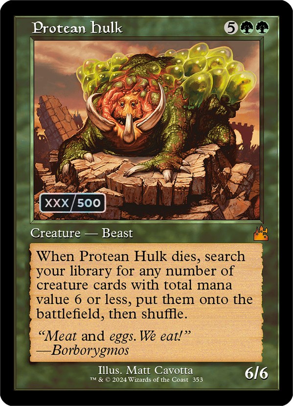 Protean Hulk (Retro) (Serialized) [Ravnica Remastered] | RetroPlay Games