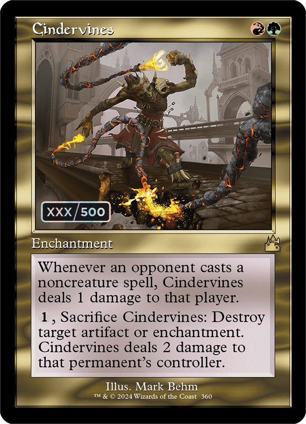 Cindervines (Retro) (Serialized) [Ravnica Remastered] | RetroPlay Games