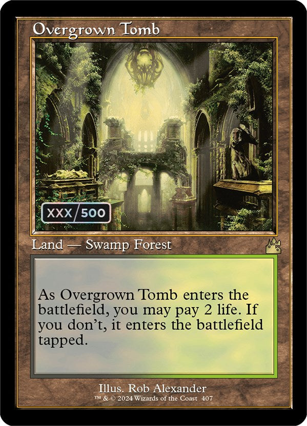 Overgrown Tomb (Retro) (Serialized) [Ravnica Remastered] | RetroPlay Games