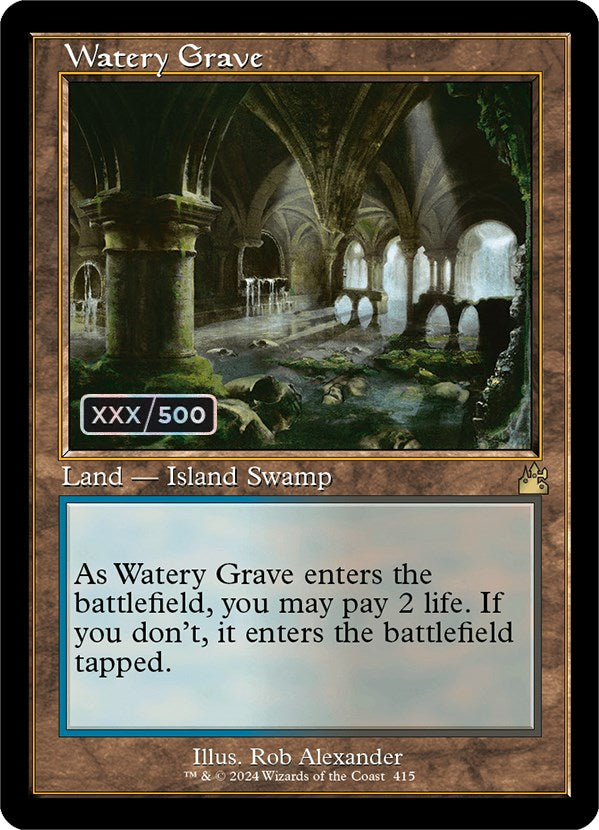 Watery Grave (Retro) (Serialized) [Ravnica Remastered] | RetroPlay Games