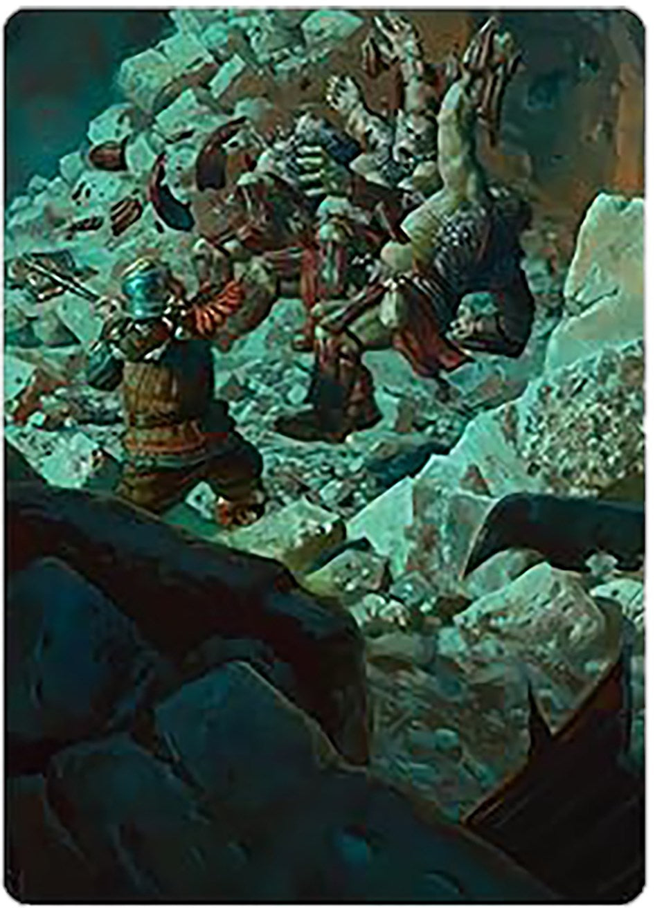 Gimli's Reckless Might Art Card [The Lord of the Rings: Tales of Middle-earth Art Series] | RetroPlay Games