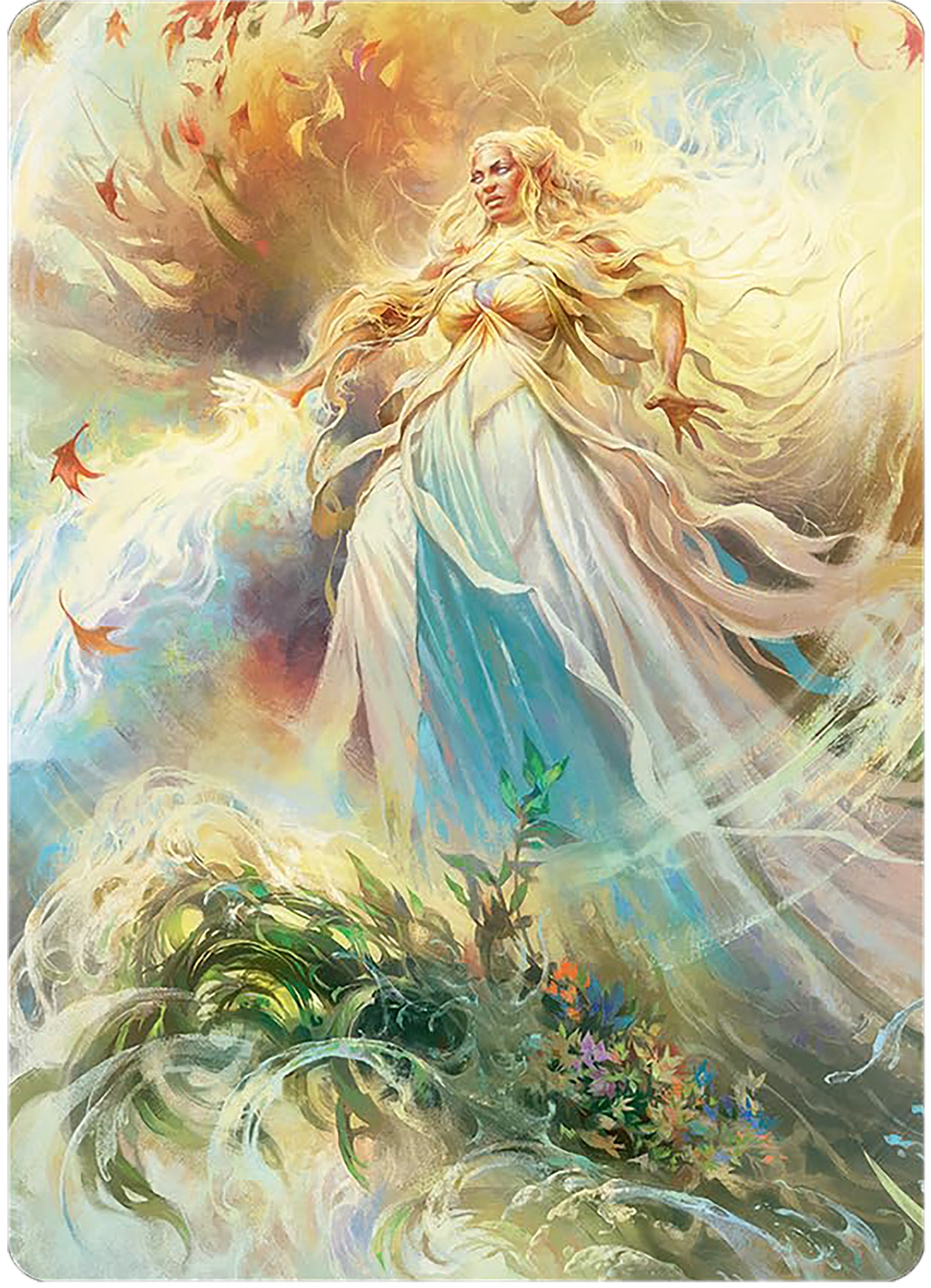 Galadriel, Light of Valinor Art Card [The Lord of the Rings: Tales of Middle-earth Art Series] | RetroPlay Games