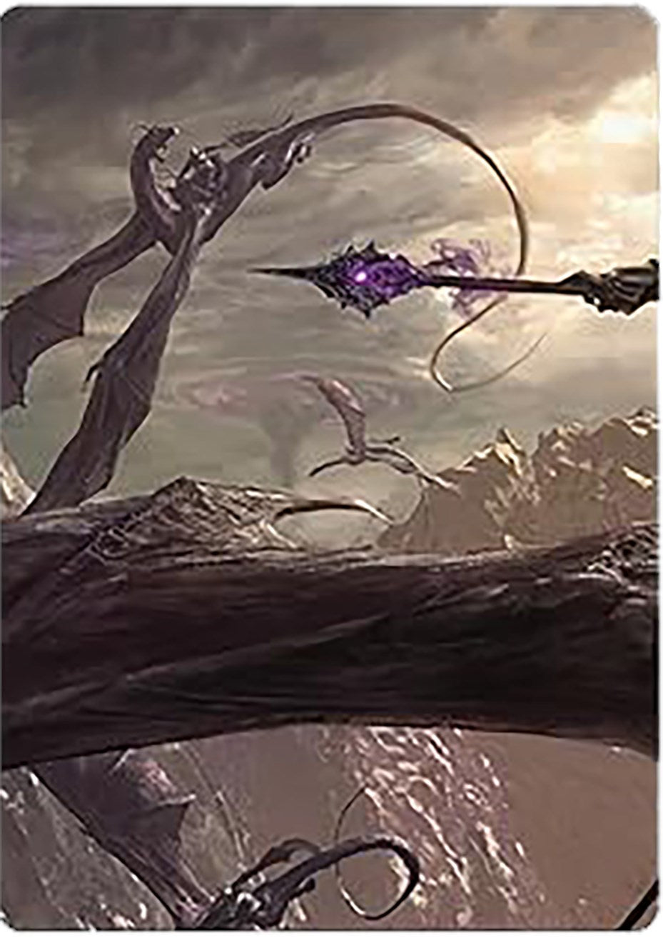 Nazgul Battle-Mace Art Card [The Lord of the Rings: Tales of Middle-earth Art Series] | RetroPlay Games