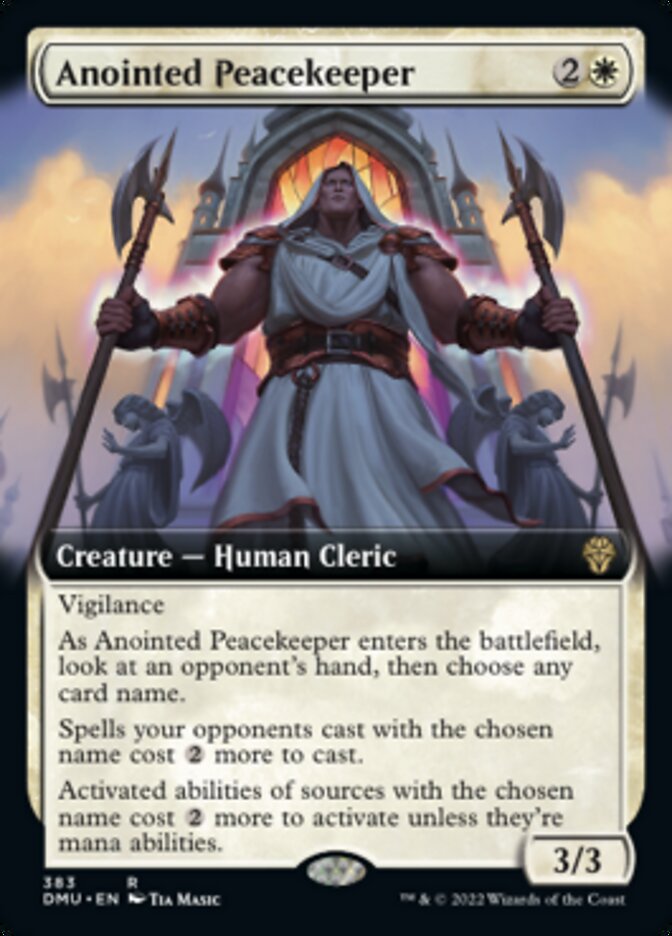 Anointed Peacekeeper (Extended Art) [Dominaria United] | RetroPlay Games