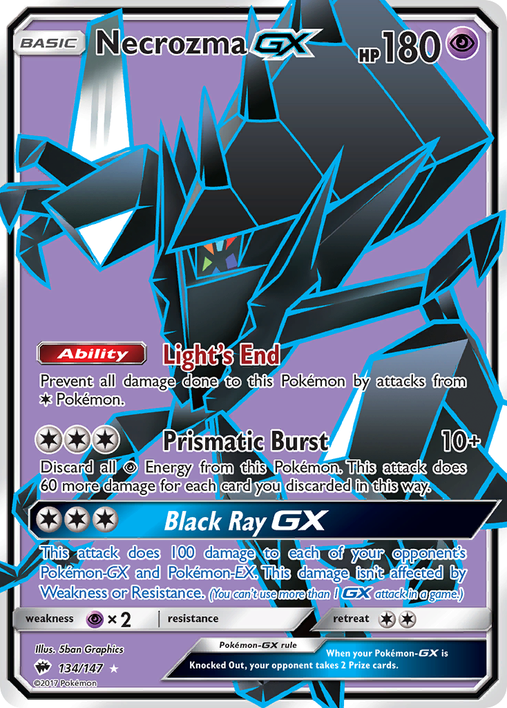 Necrozma GX (134/147) [Sun & Moon: Burning Shadows] | RetroPlay Games