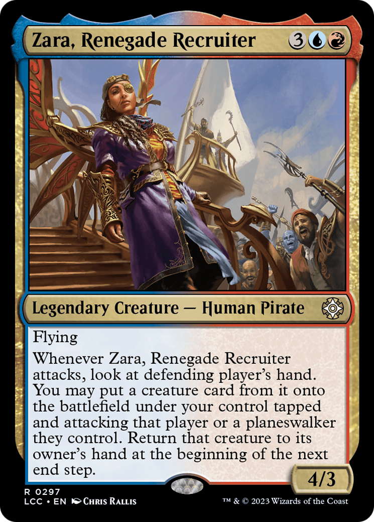 Zara, Renegade Recruiter [The Lost Caverns of Ixalan Commander] | RetroPlay Games