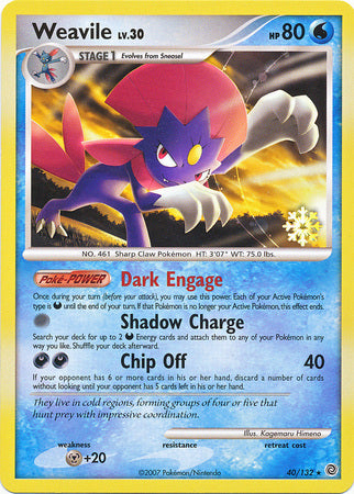 Weavile (40/132) [Countdown Calendar Promos] | RetroPlay Games