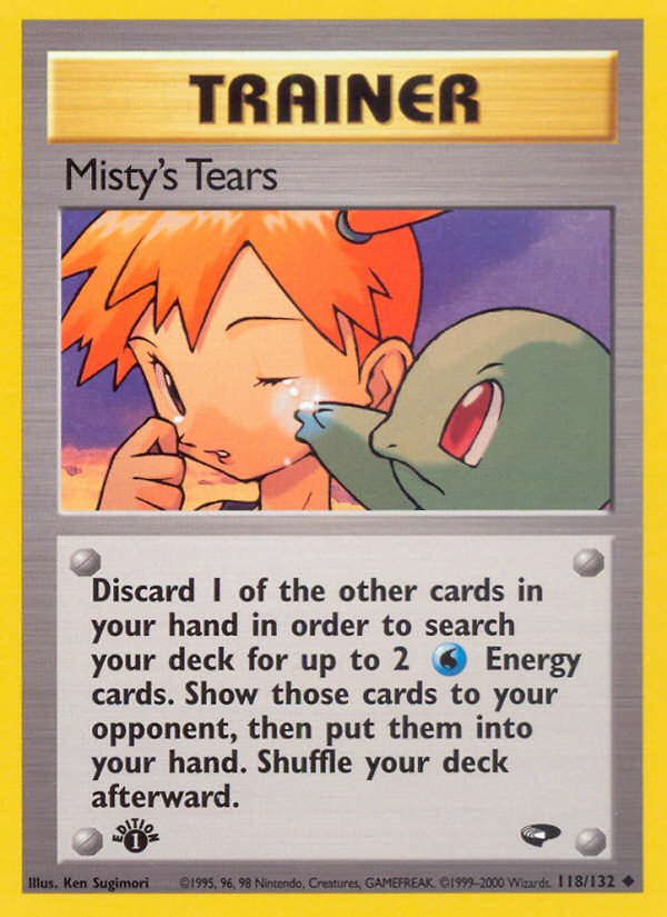 Misty's Tears (118/132) [Gym Challenge 1st Edition] | RetroPlay Games